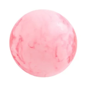 Ballon de pilates rose à motifs 25cm