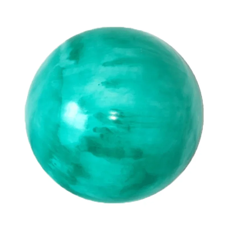 Ballon de pilates vert à motifs 25cm