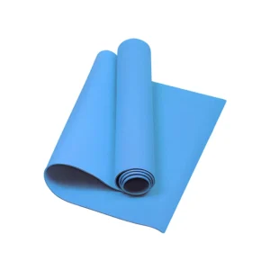 Tapis de pilates bleu